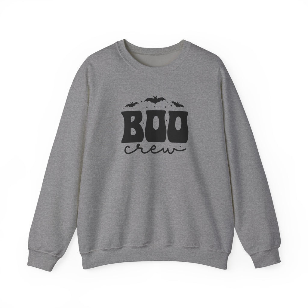 Boo Crew Sweatshirt – Cute Halloween Crewneck with Bats
