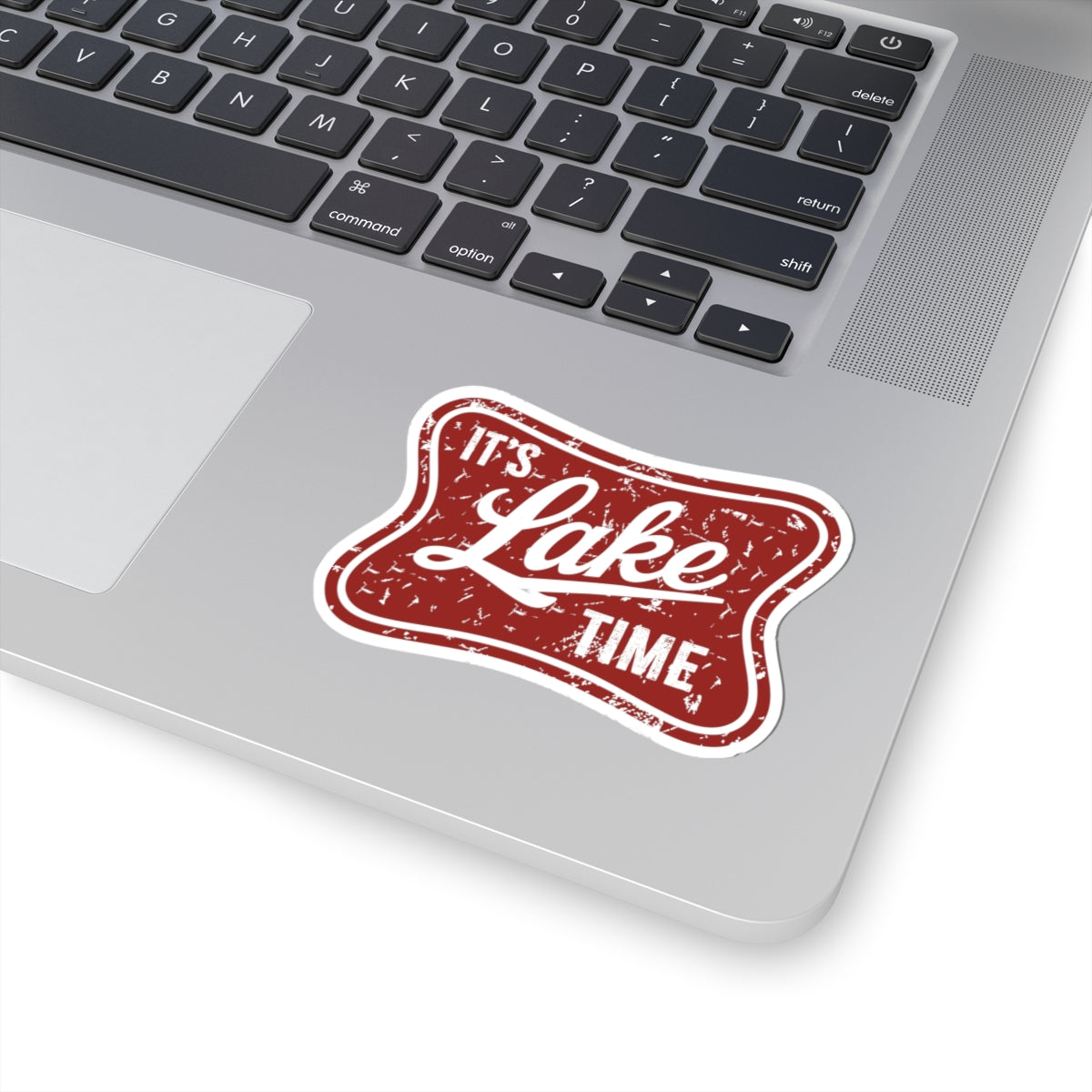 It's Lake Time Sticker — Vintage Distressed Lakeside Decal for Water Lovers