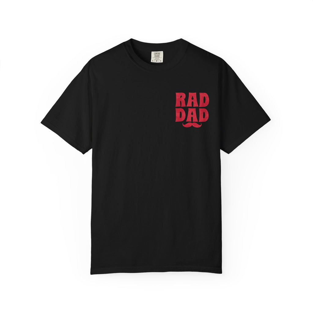 Rad Dad T-Shirt with Mustache Graphic — Father’s Day Gift Tee