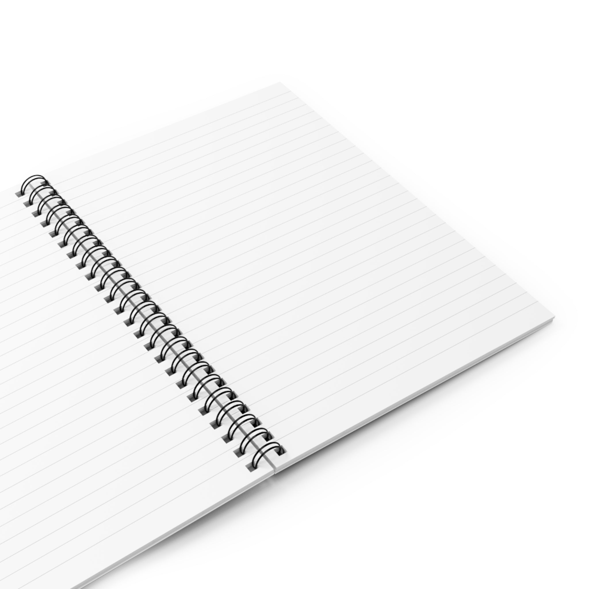 Wavy Checkerboard Spiral Notebook — Neutral Retro Pattern Ruled Journal