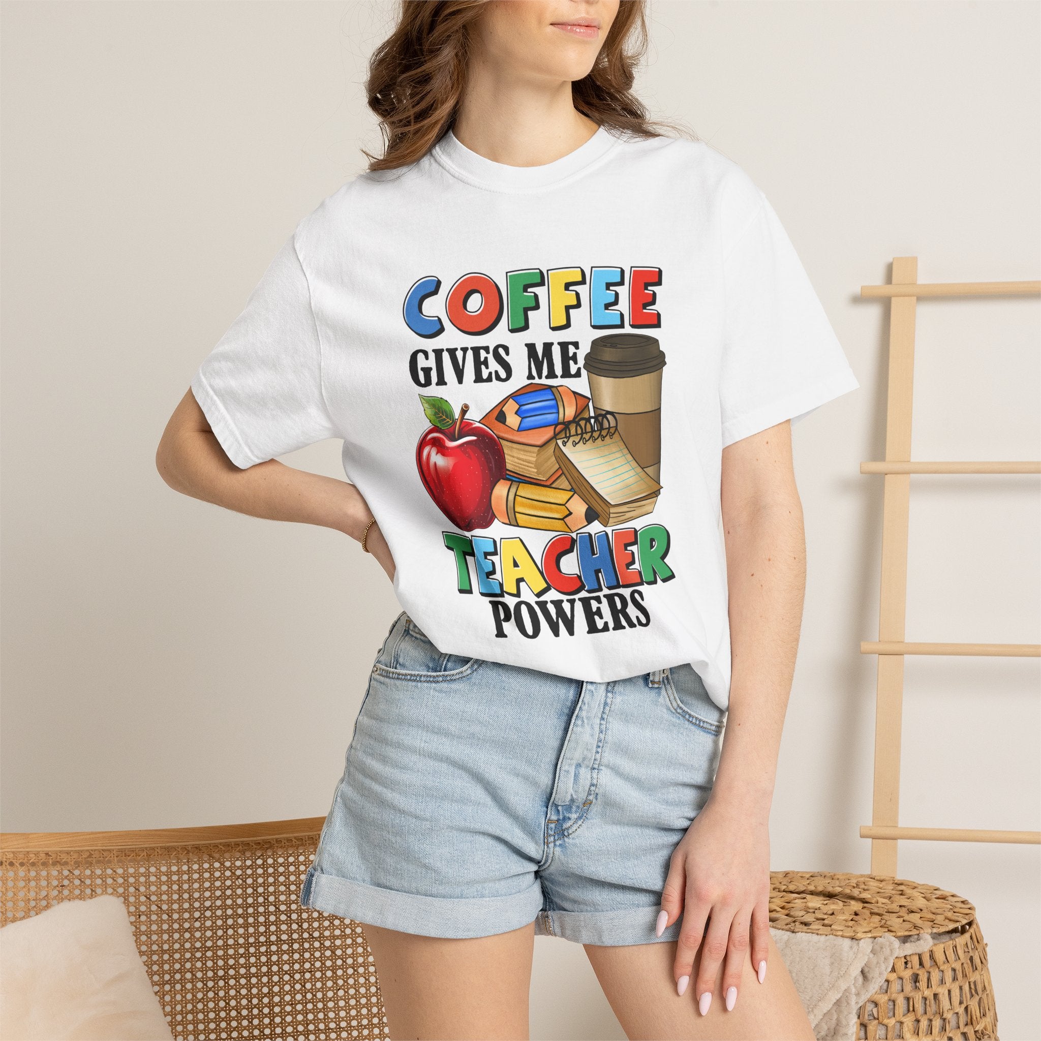 Coffee Gives Me Teacher Powers T-Shirt