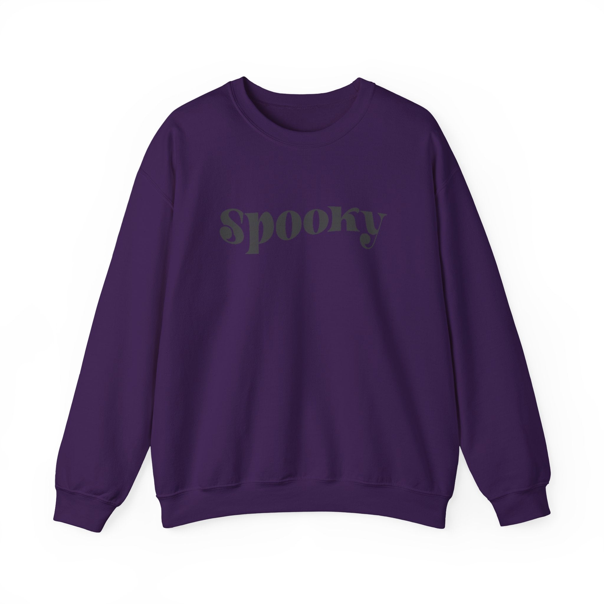 Spooky Crewneck Sweatshirt — Minimal Halloween Pullover