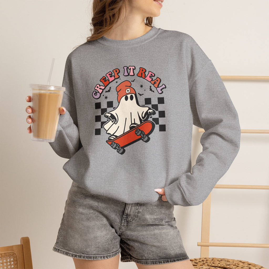 Keep It Real Skateboard Ghost Sweatshirt