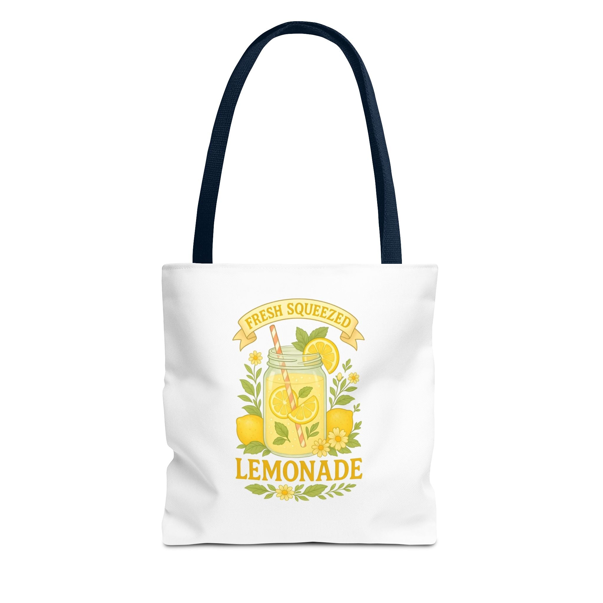 Lemonade Tote Bag — Fresh Squeezed Vintage Citrus Market Bag