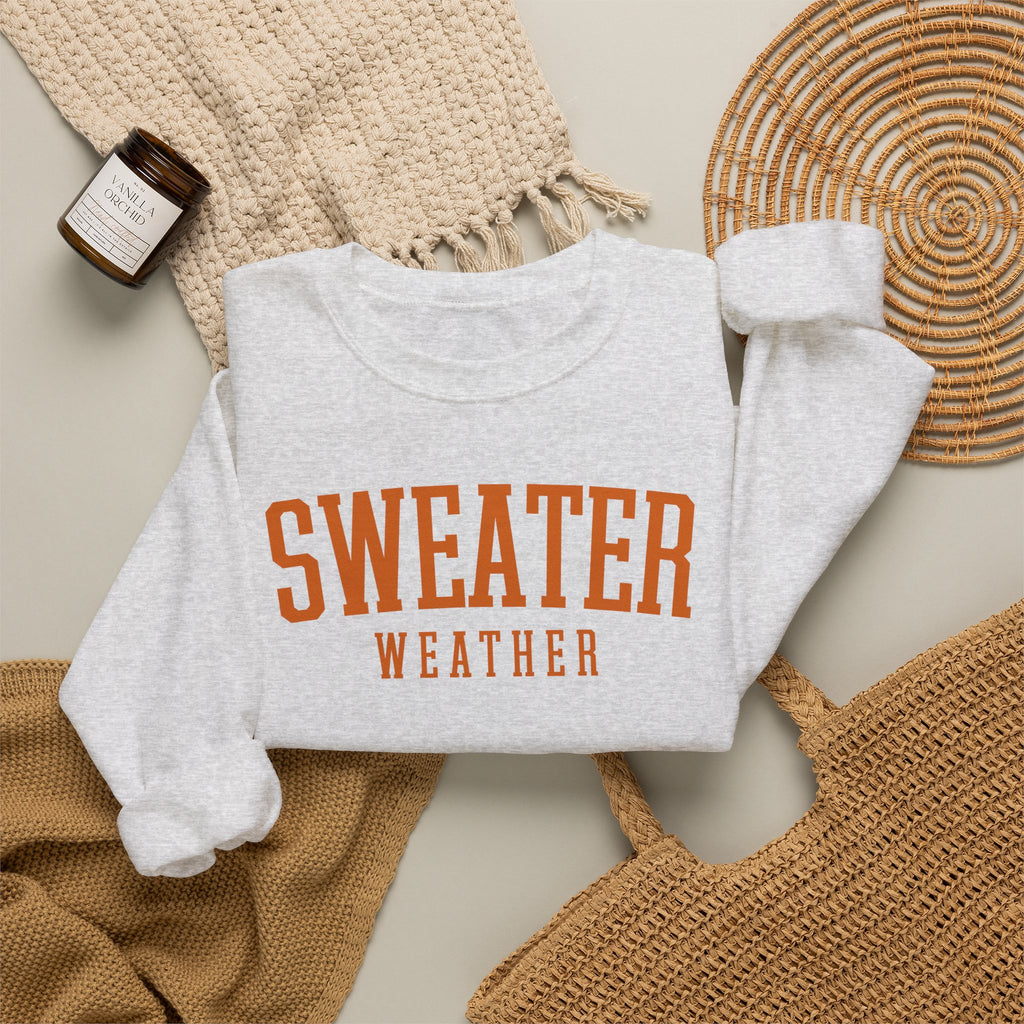 Sweater Weather Crewneck Sweatshirt — Cozy Fall Pullover