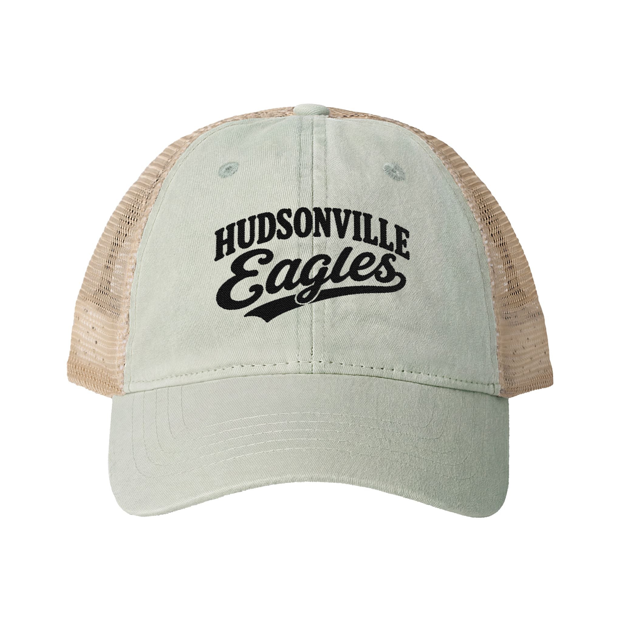 Hudsonville Eagles Washed Mesh-Back Cap