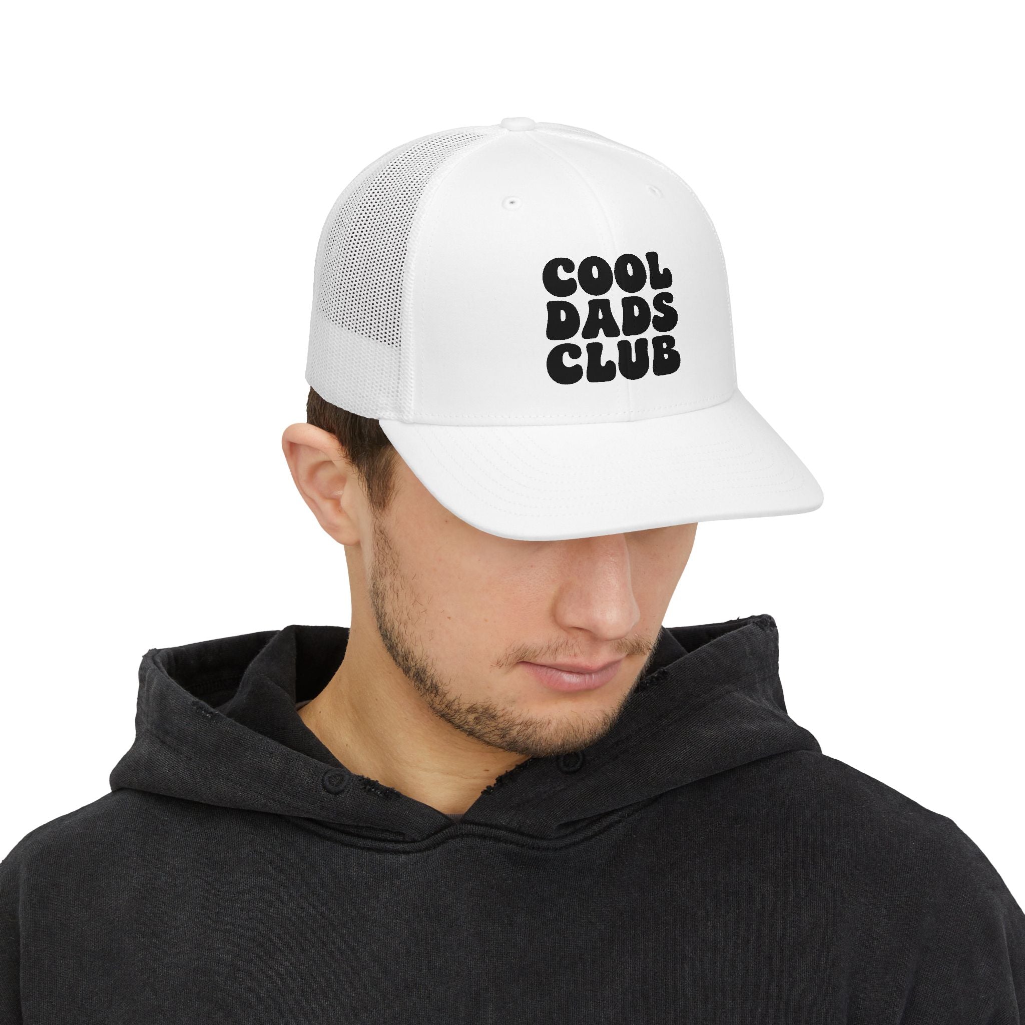 Cool Dads Club Trucker Cap — Embroidered Snapback Hat for Father’s Day & Everyday