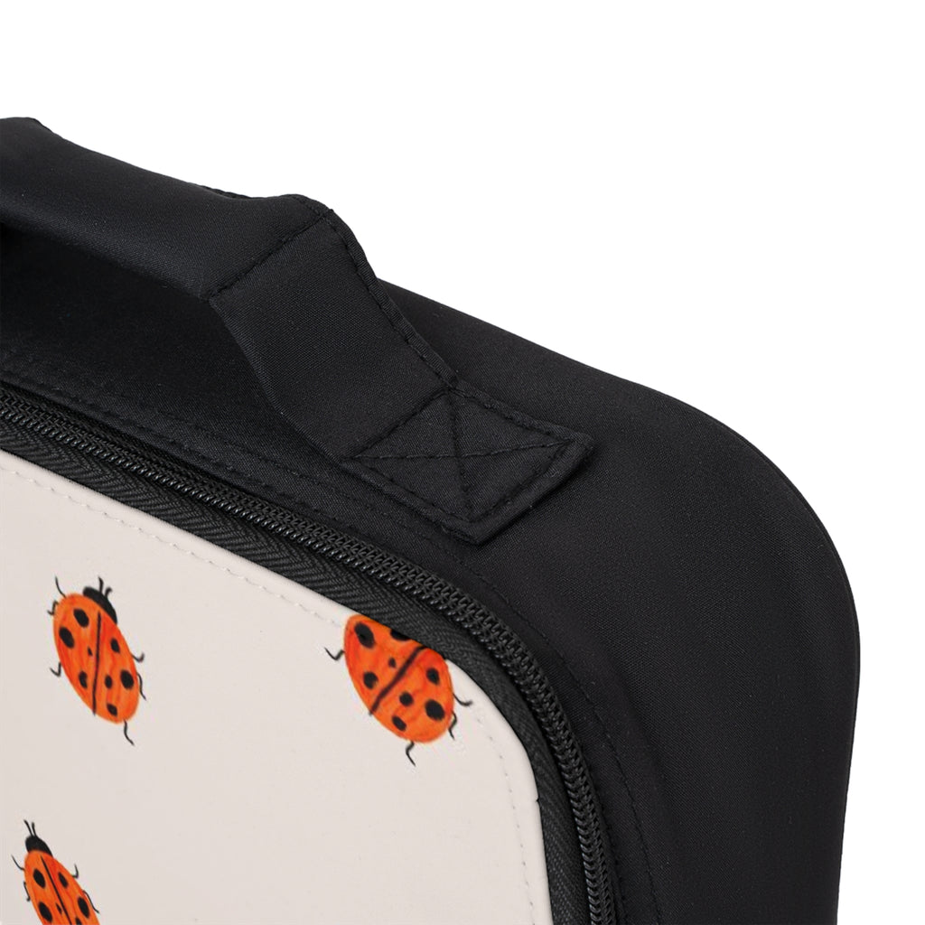 Ladybug Pattern Lunch Bag — Cute Insulated Bento Tote for Kids & Adults