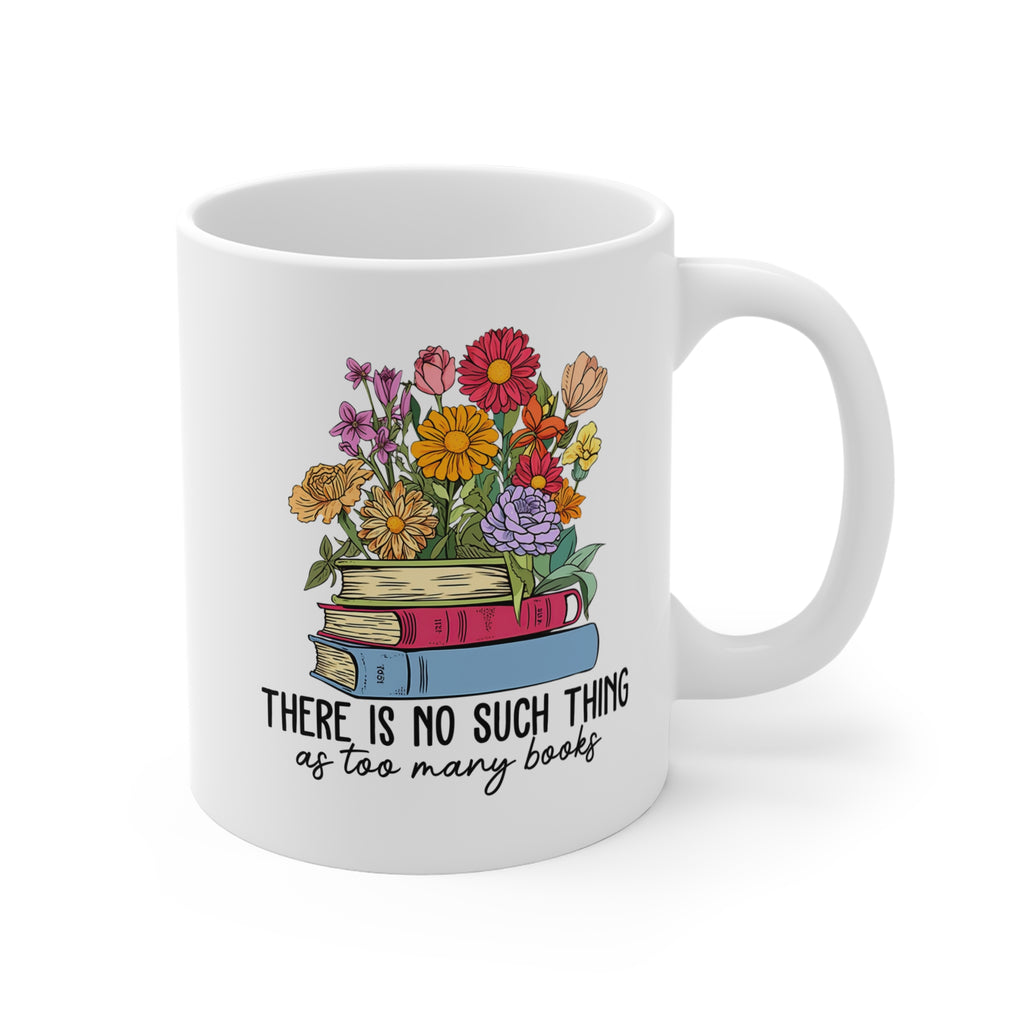 Floral Book Mug