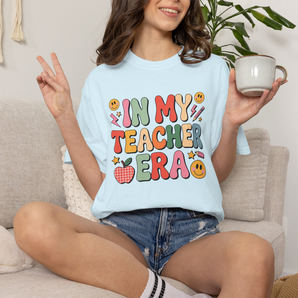 Teacher Era T-Shirt — Cute Retro "In My Teacher Era" Graphic Tee for Educators