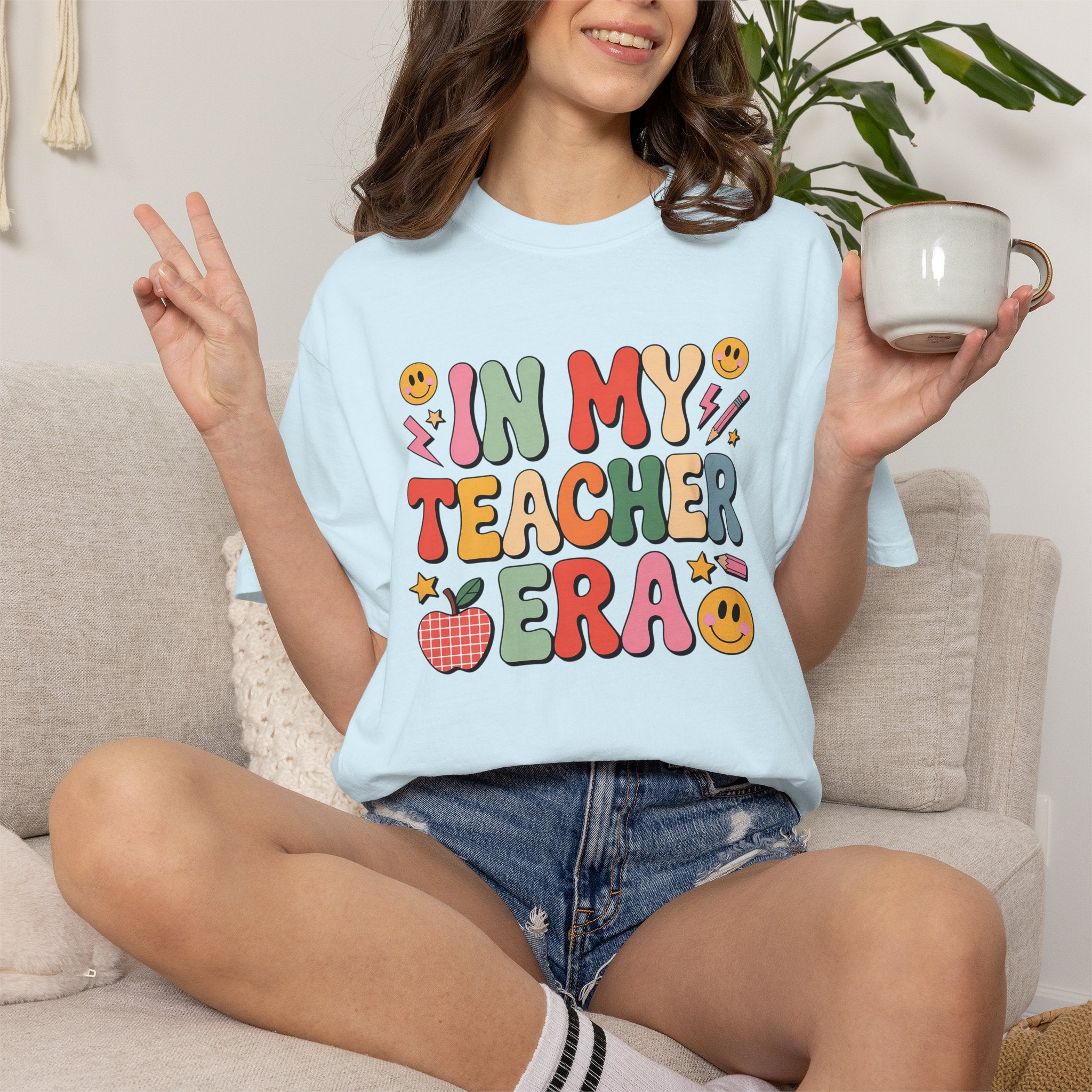 Teacher Era T-Shirt — Cute Retro "In My Teacher Era" Graphic Tee for Educators