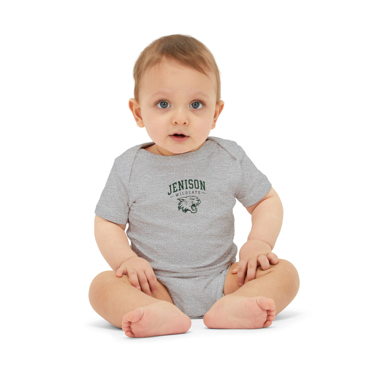 Jenison Bulldogs Infant Onesie – Cute School Mascot Baby Bodysuit