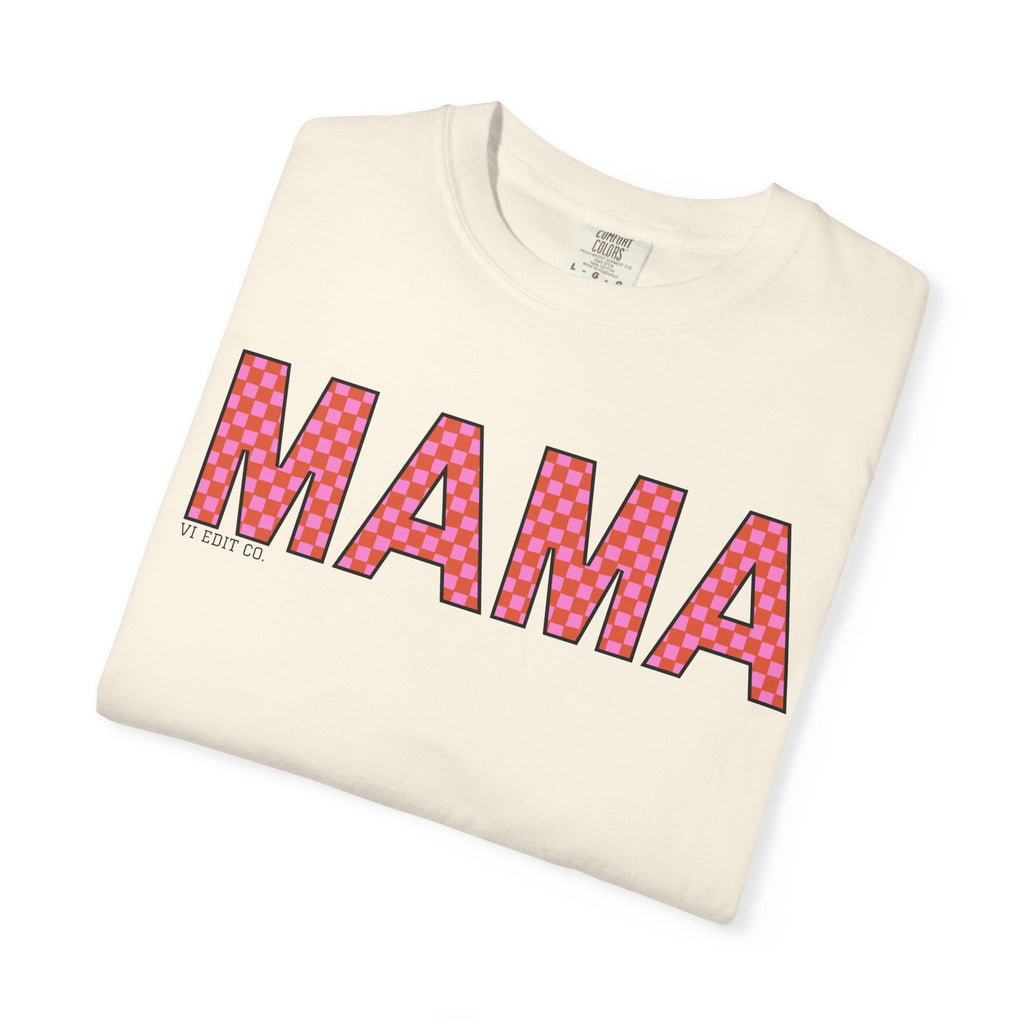 MAMA floral applique T-shirt | Mama graphic tee