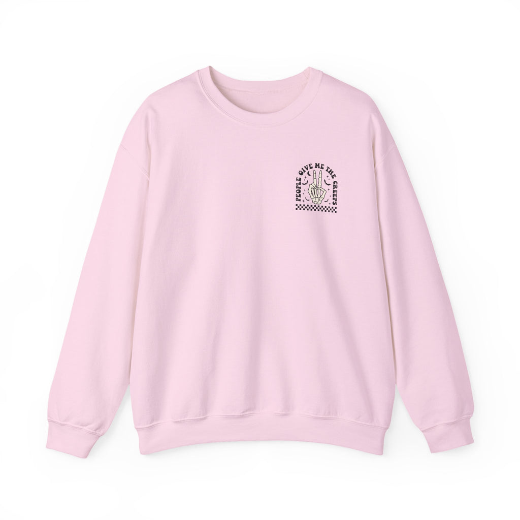Crewneck Sweatshirt — "Out of My Mind" Minimal Vintage Graphic