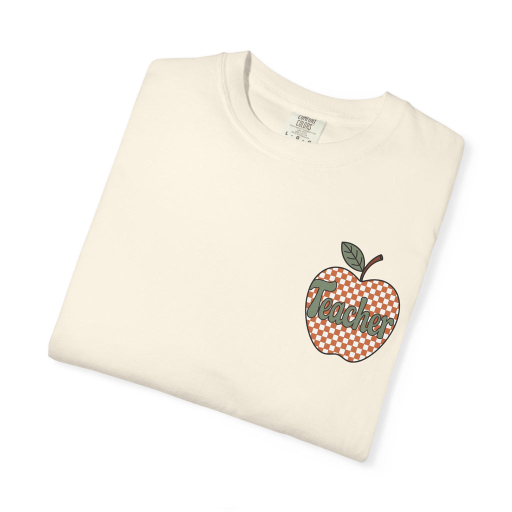 Apple Checkerboard Graphic T-Shirt