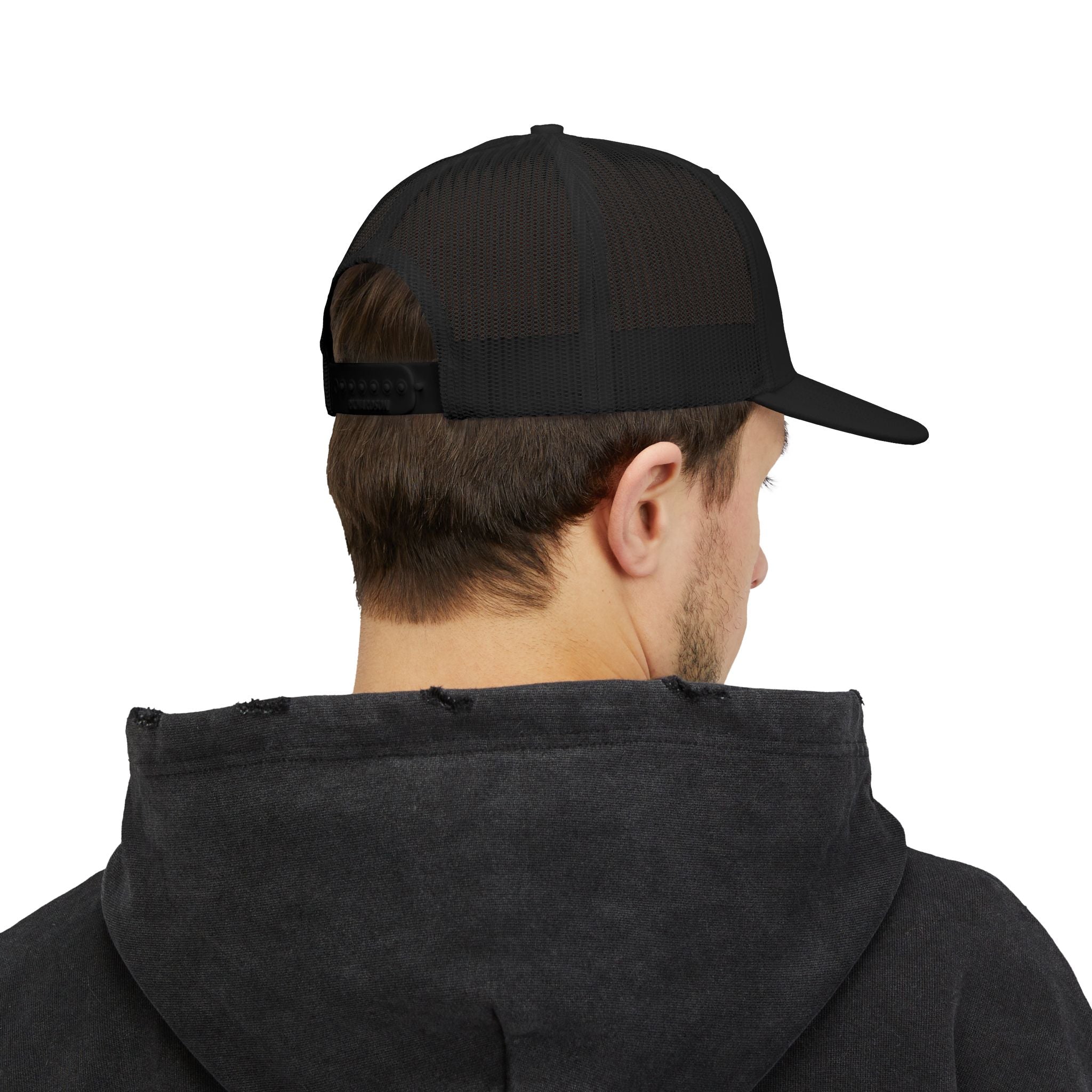Rad Dad Trucker Cap — Retro Mustache Snapback Hat (Father's Day Gift)