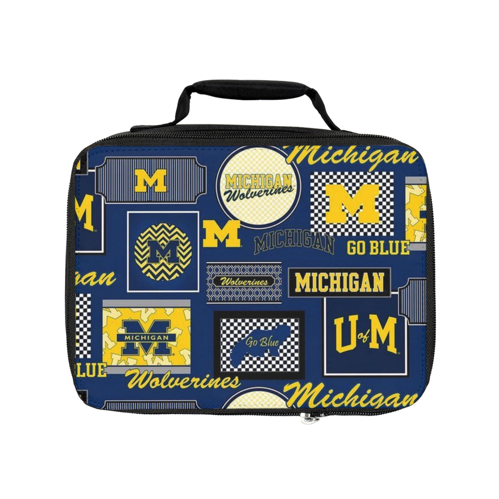 Michigan Wolverines Patch Lunch Box