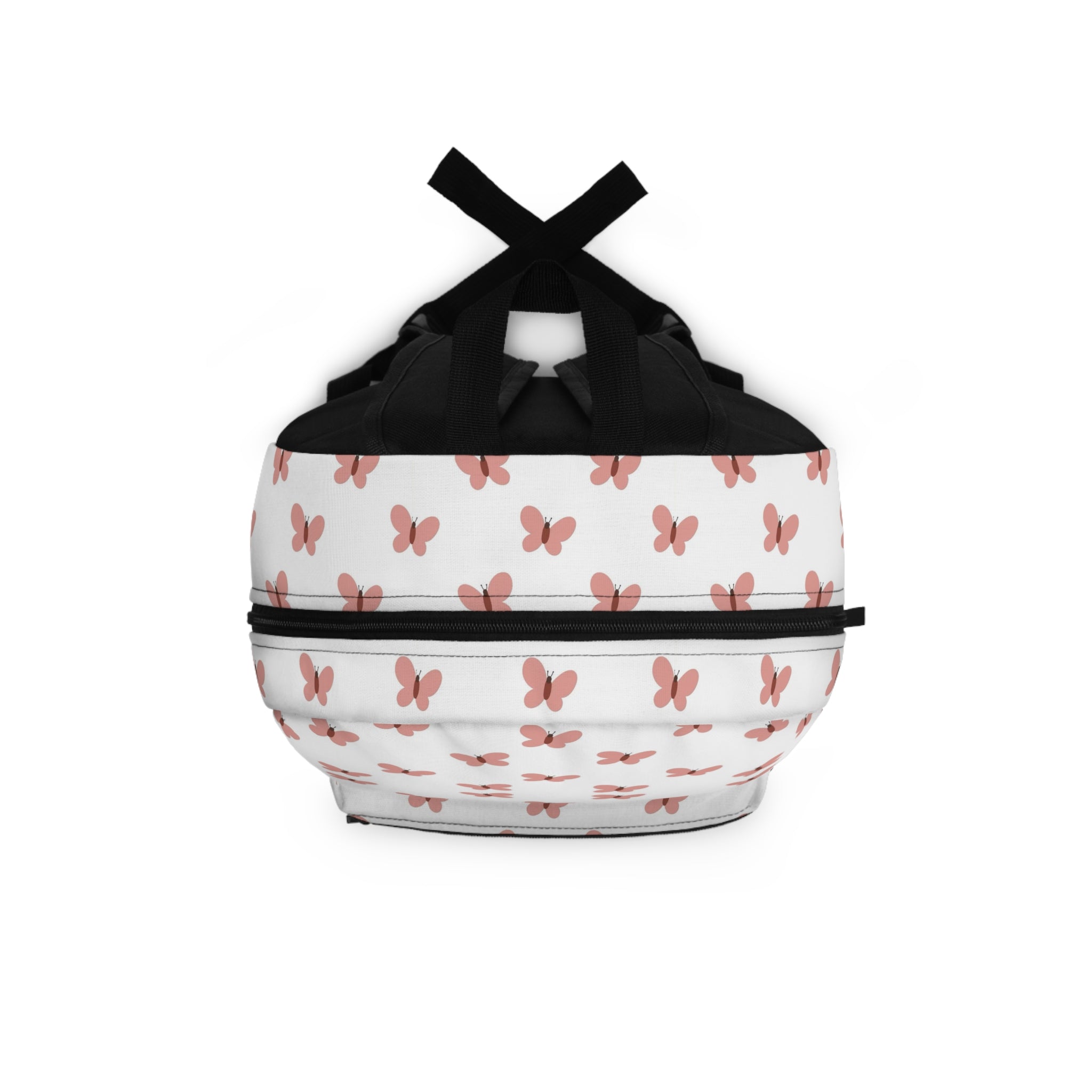 Butterfly Pattern Backpack – Pink Floral Kids School Bag