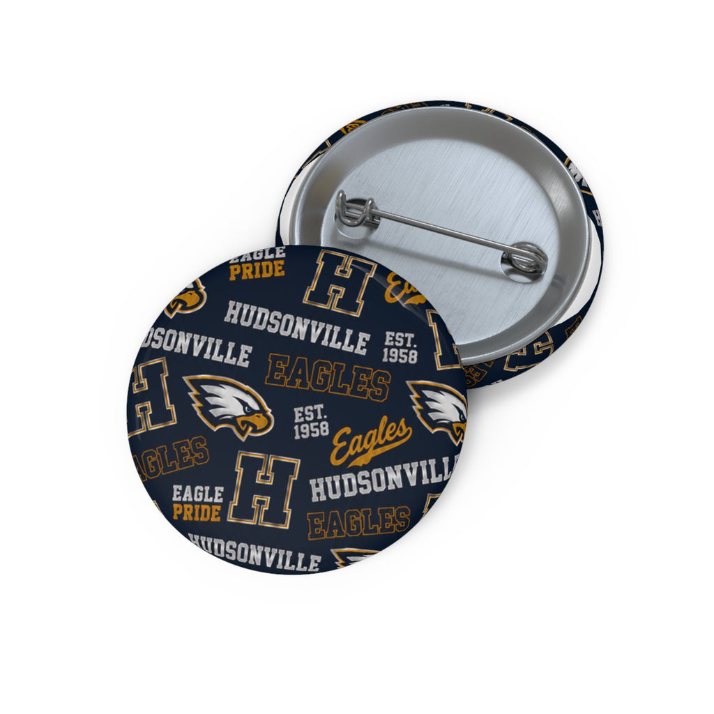 Hudsonville Eagles Pin Button