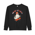 Toddler Sweatshirt — "Creep It Real" Skate Ghost Graphic Kids Pullover