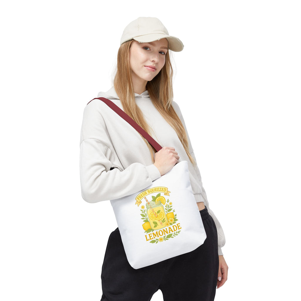 Lemonade Tote Bag — Fresh Squeezed Vintage Citrus Market Bag
