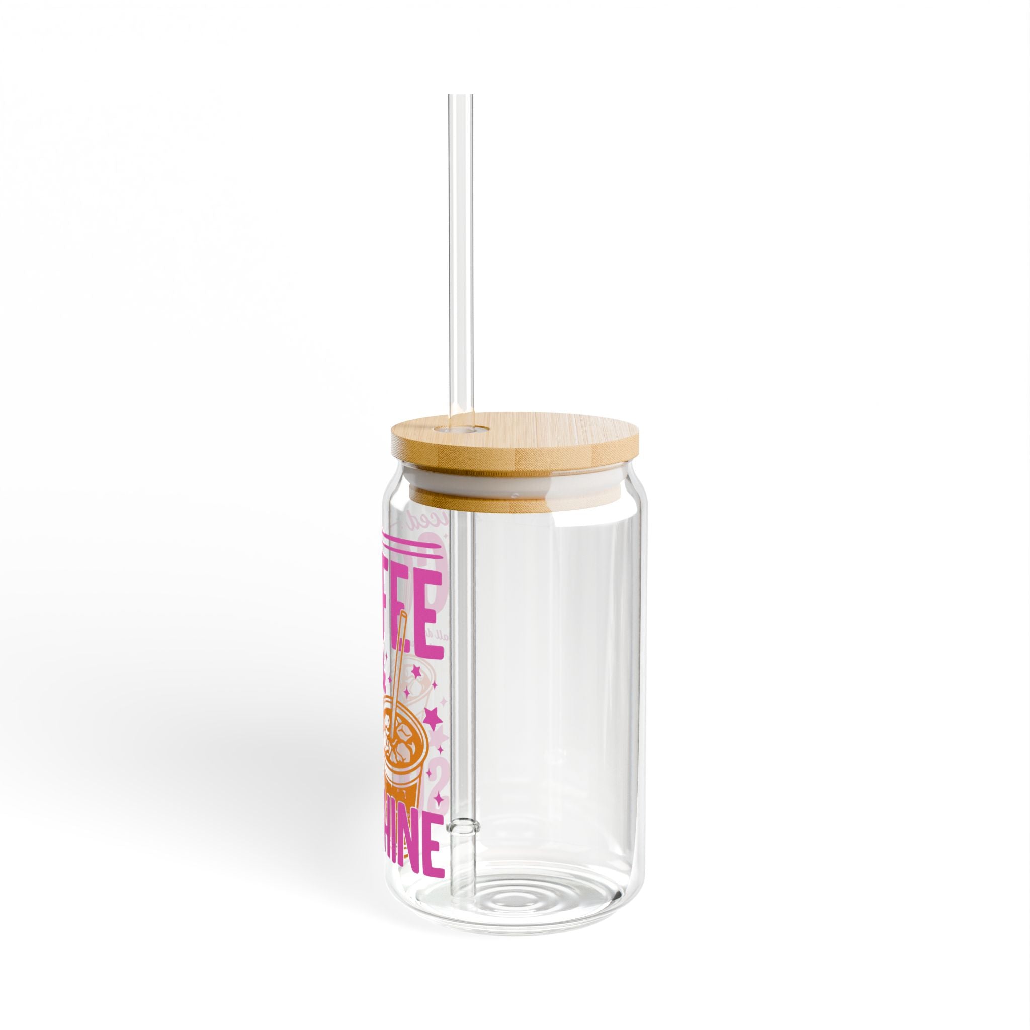 Coffee & Sunshine 16oz Sipper Glass