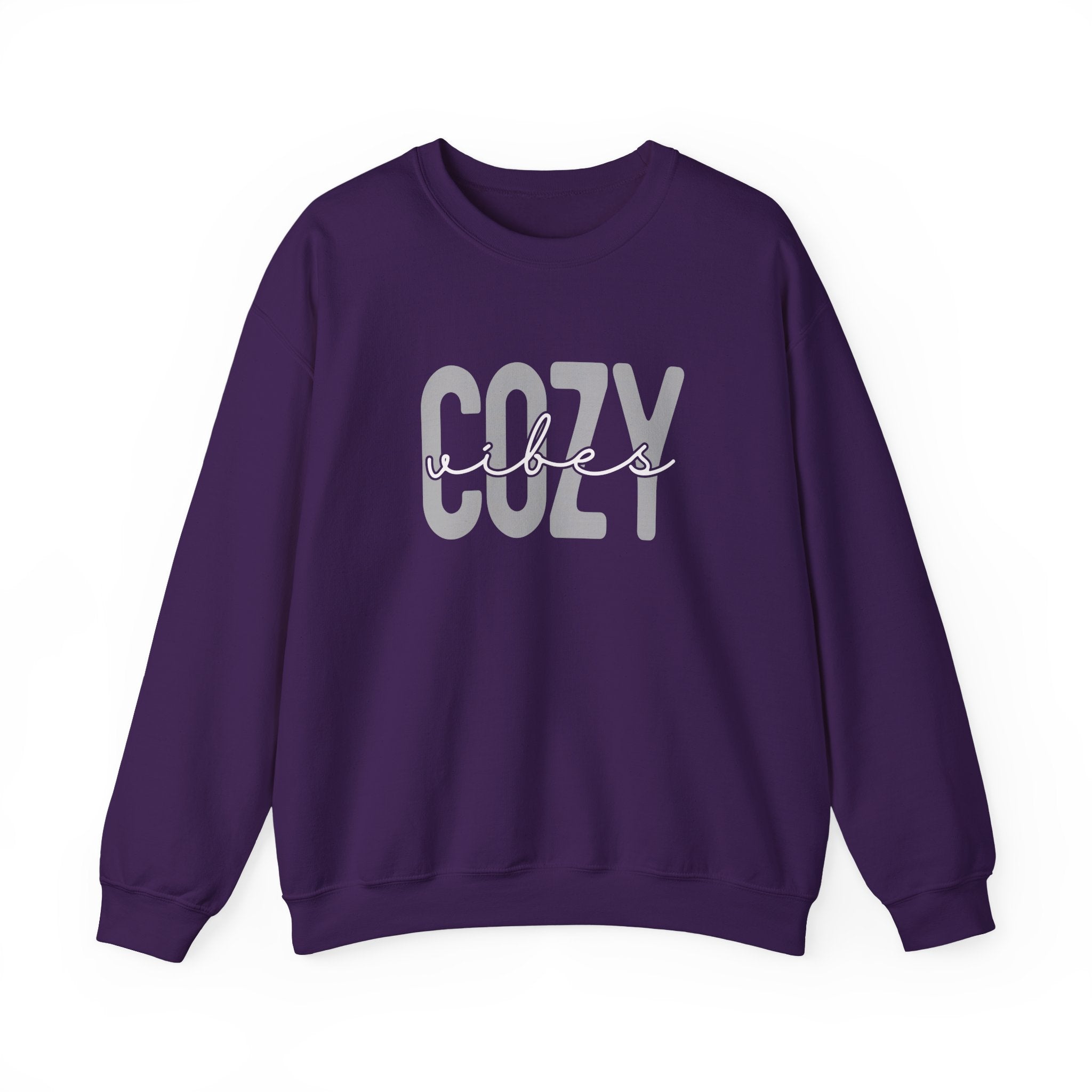 Cozy Crewneck Sweatshirt – 'COZY' Graphic Pullover for Relaxing & Loungewear