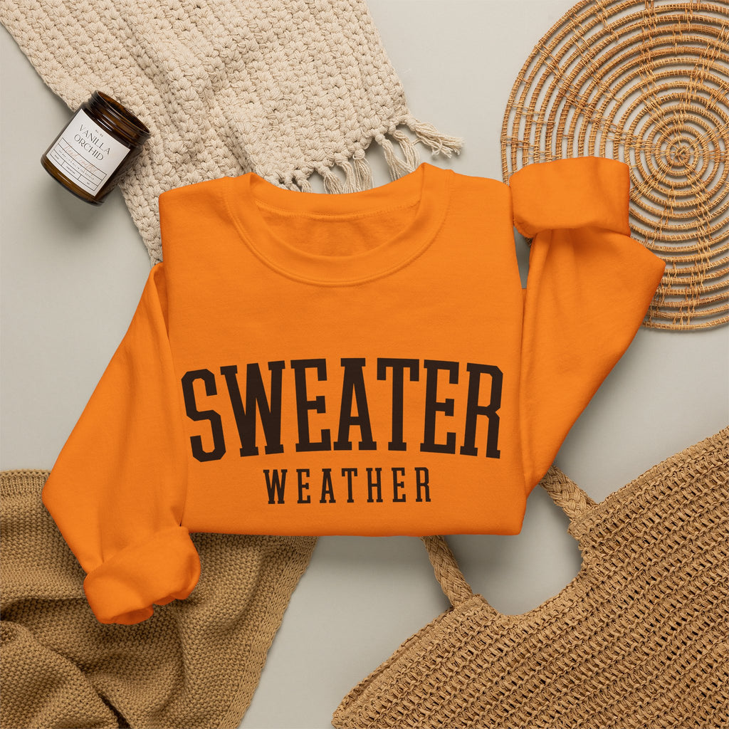 Sweater Weather Crewneck Sweatshirt – Cozy Fall Pullover