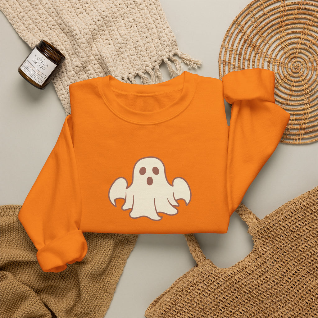 Ghost Graphic Sweatshirt — Cute Halloween Crewneck
