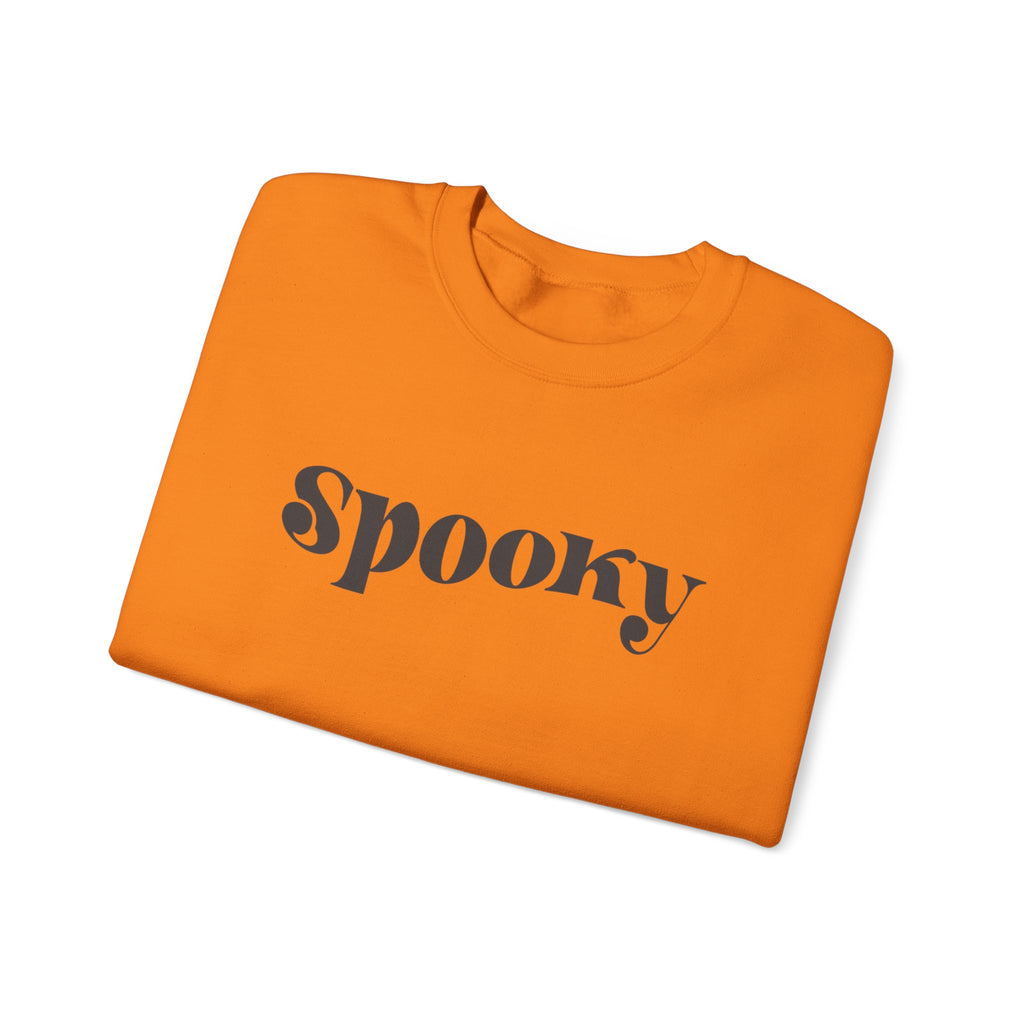 Spooky Crewneck Sweatshirt — Minimal Halloween Pullover
