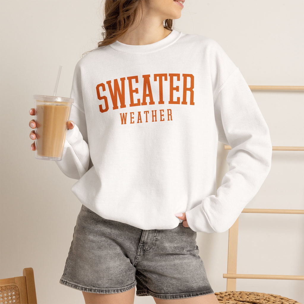 Sweater Weather Crewneck Sweatshirt — Cozy Fall Pullover
