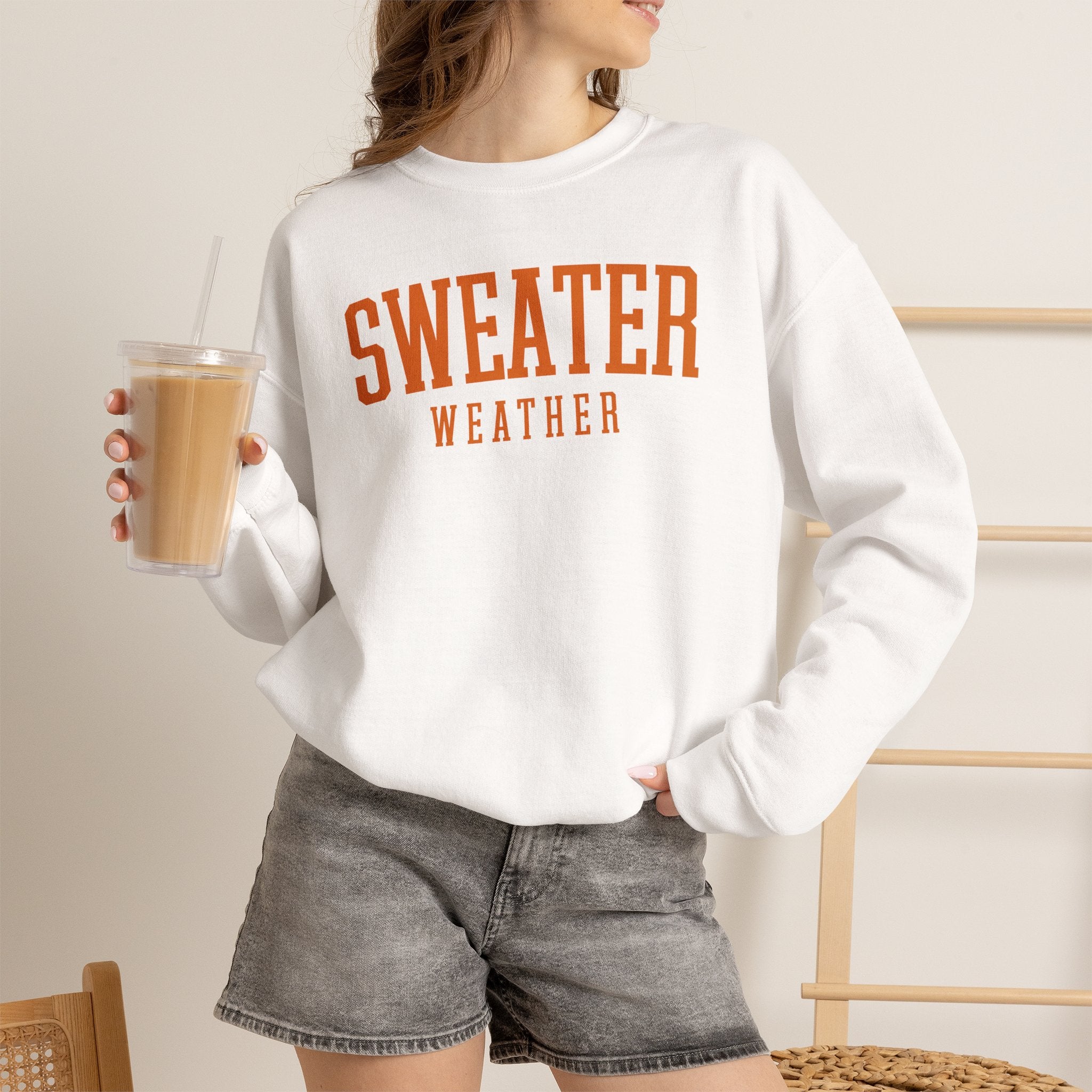Sweater Weather Crewneck Sweatshirt — Cozy Fall Pullover