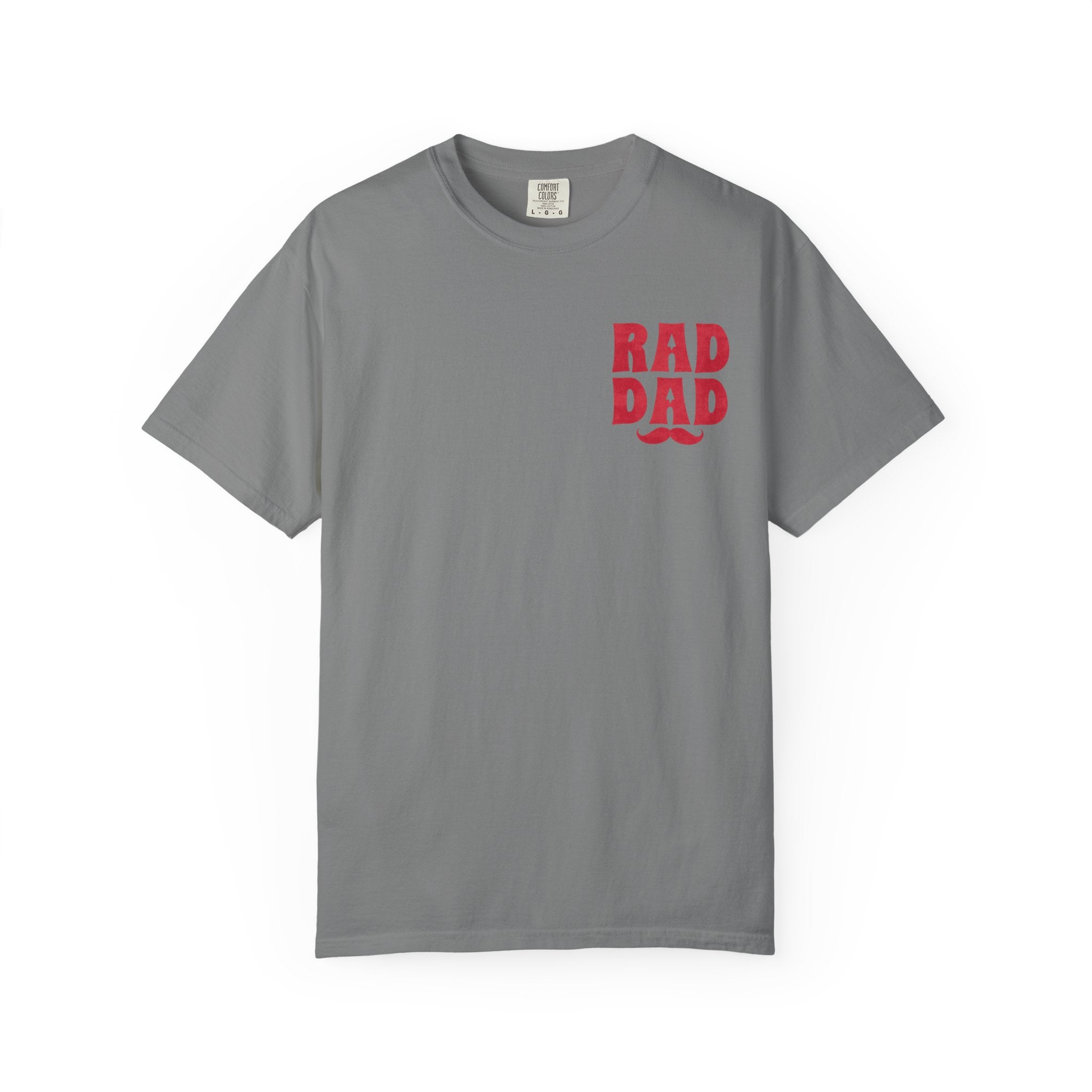 Rad Dad T-Shirt with Mustache Graphic — Father’s Day Gift Tee