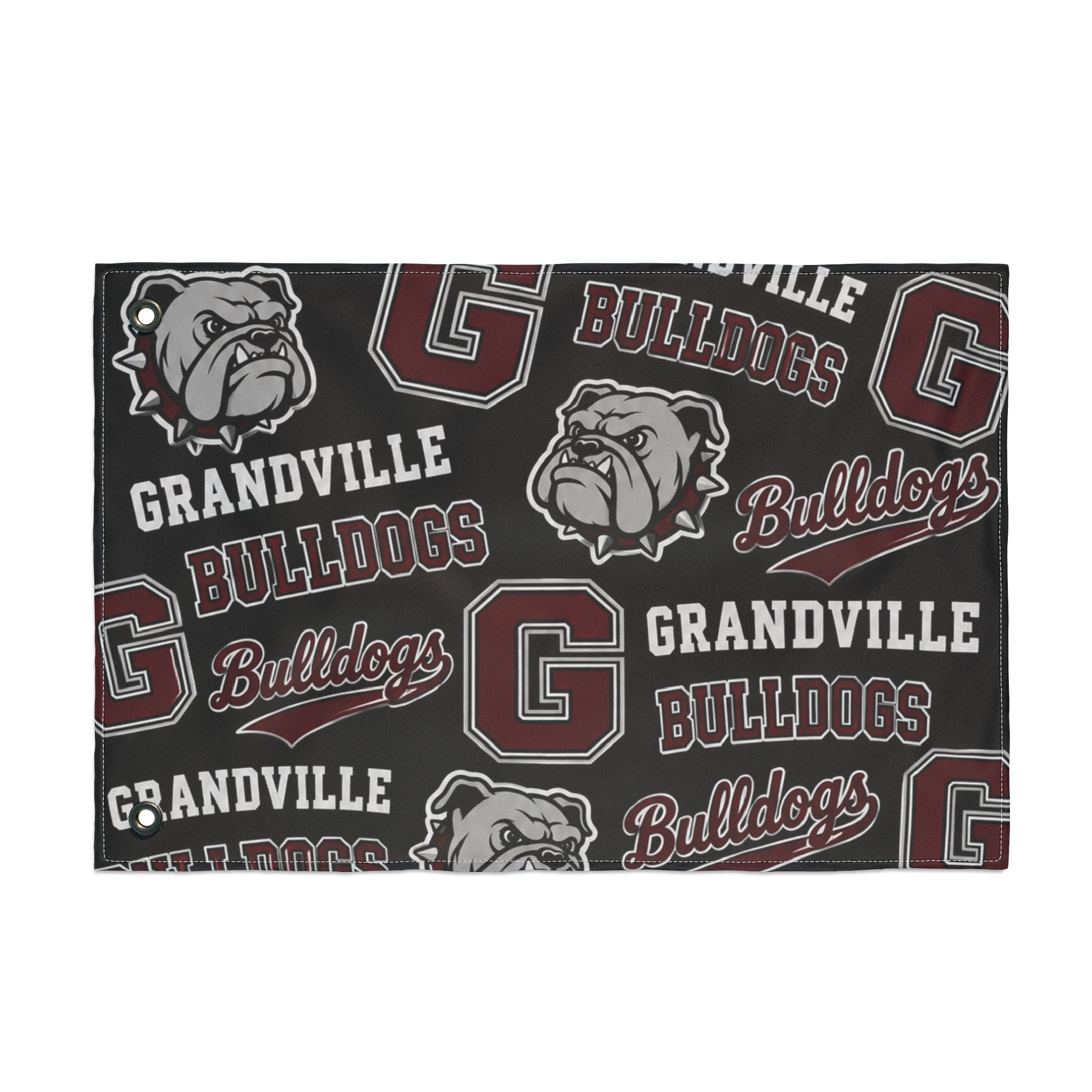 Grandville Bulldogs Double-Sided Flag