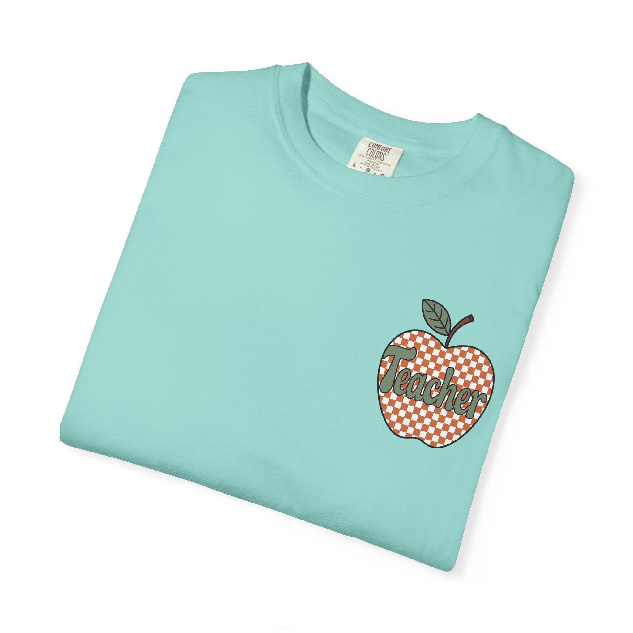 Apple Checkerboard Graphic T-Shirt