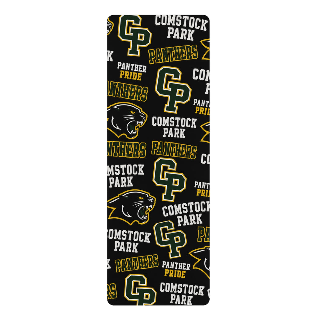 Comstock Park Panthers Rubber Yoga Mat