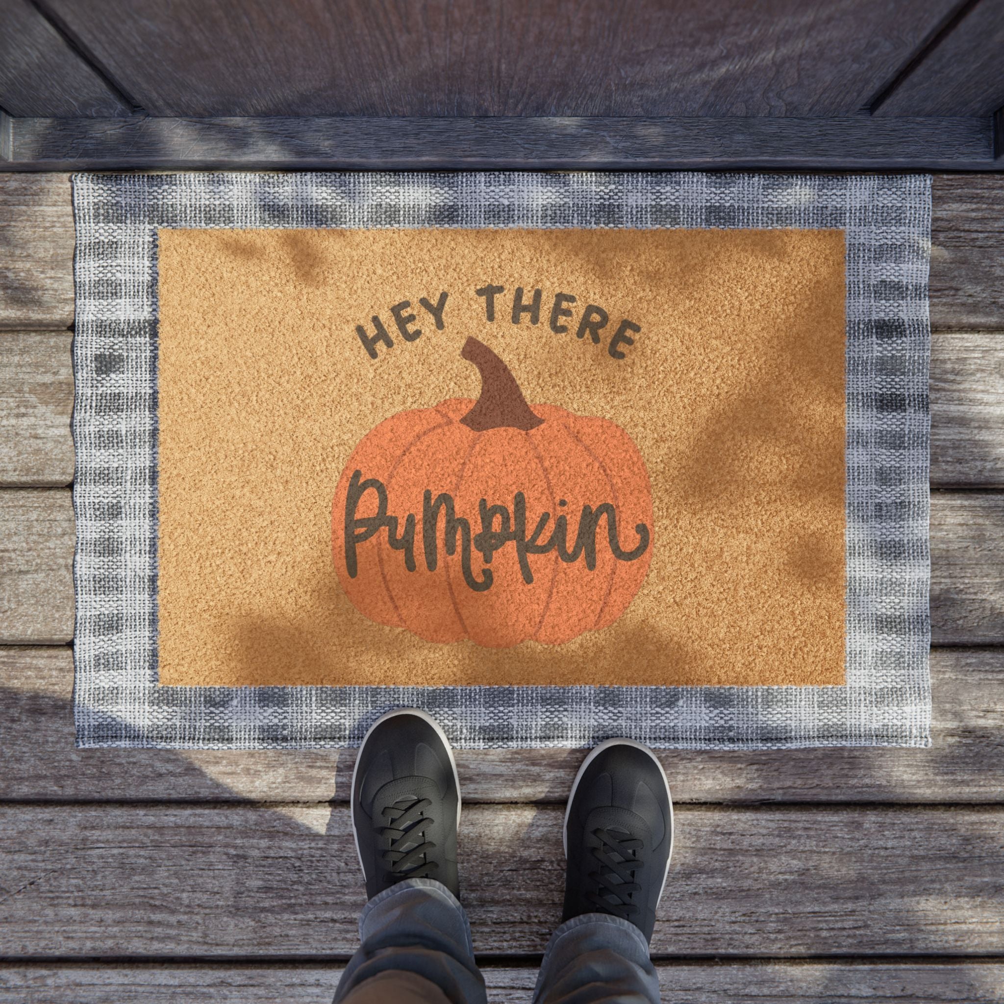 Hey There Pumpkin Welcome Mat