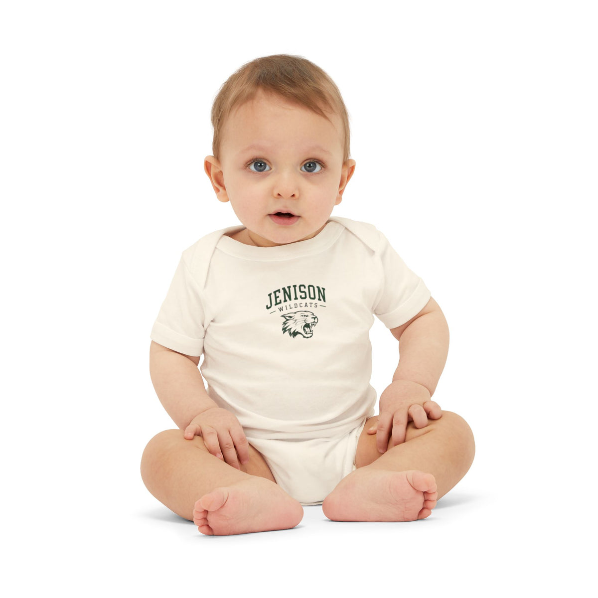 Jenison Bulldogs Infant Onesie – Cute School Mascot Baby Bodysuit