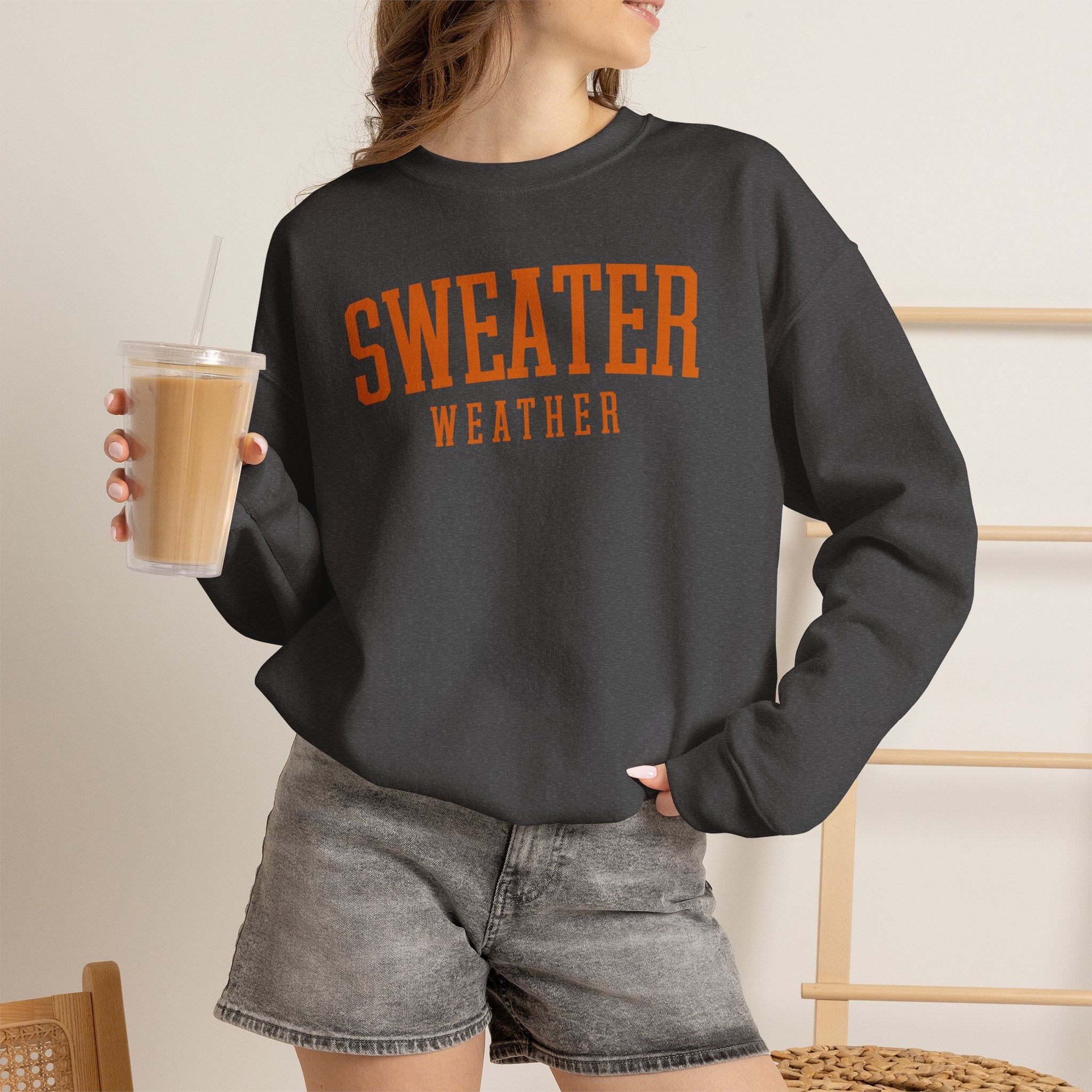 Sweater Weather Crewneck Sweatshirt — Cozy Fall Pullover