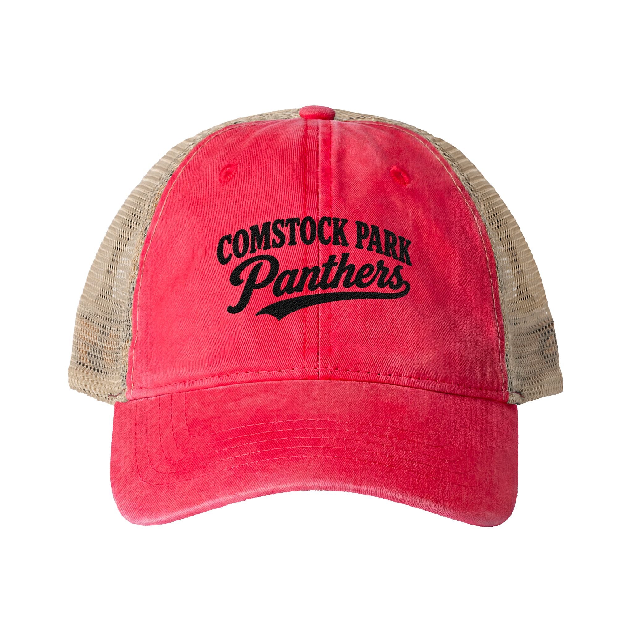 Comstock Park Panthers Washed Mesh-Back Cap