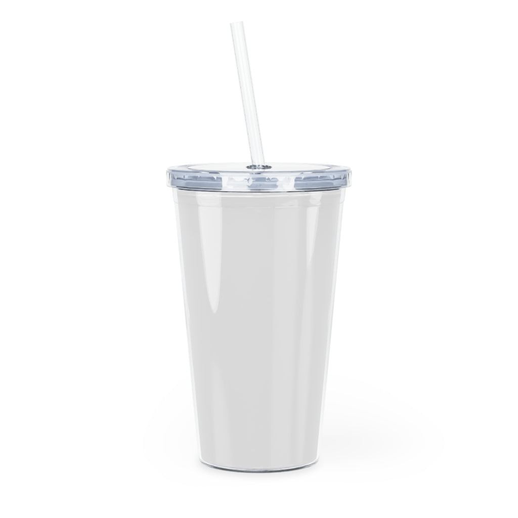 Teacher Tumbler with Floral Design – Double-Wall Straw Cup