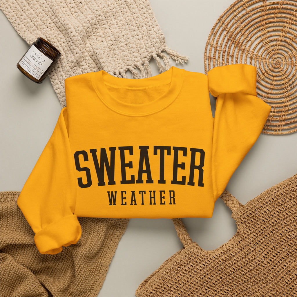 Sweater Weather Crewneck Sweatshirt – Cozy Fall Pullover