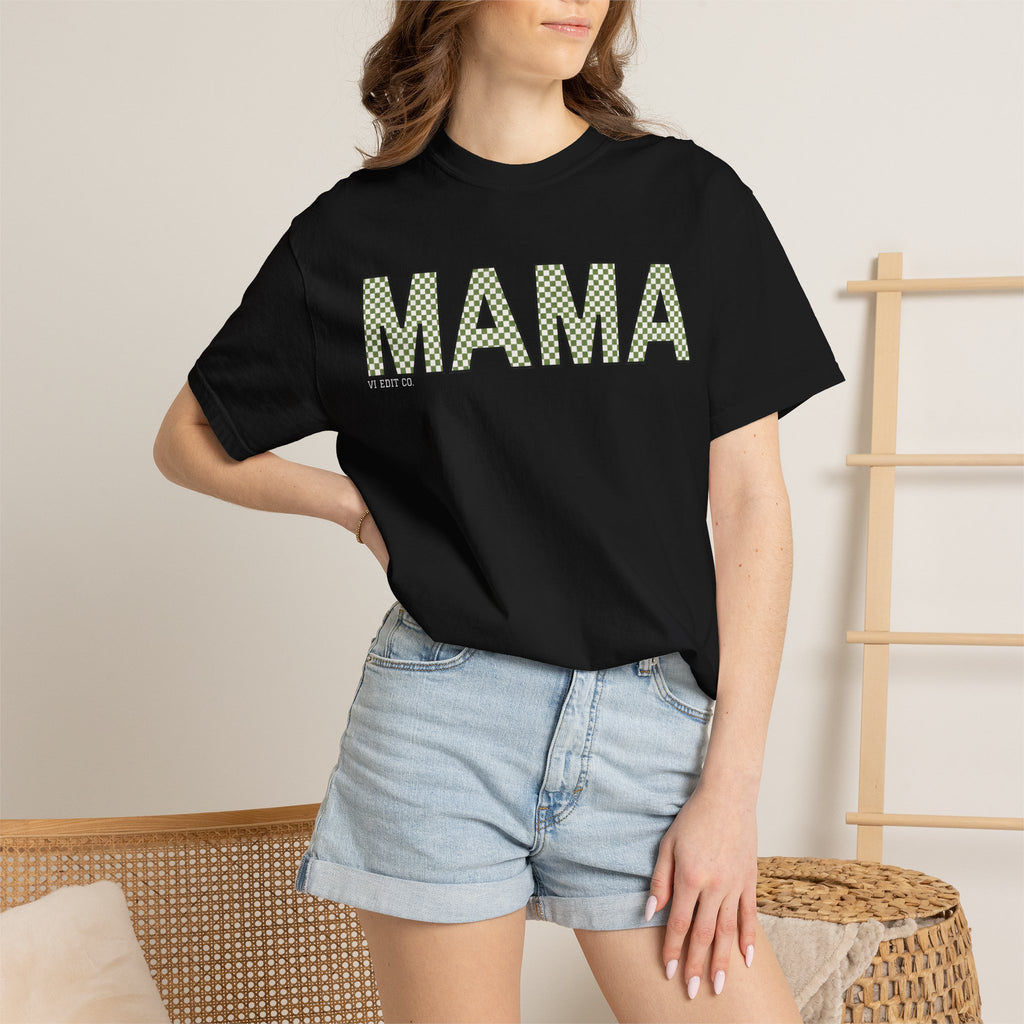 MAMA Chevron Letters T-Shirt | Mama Typography Tee