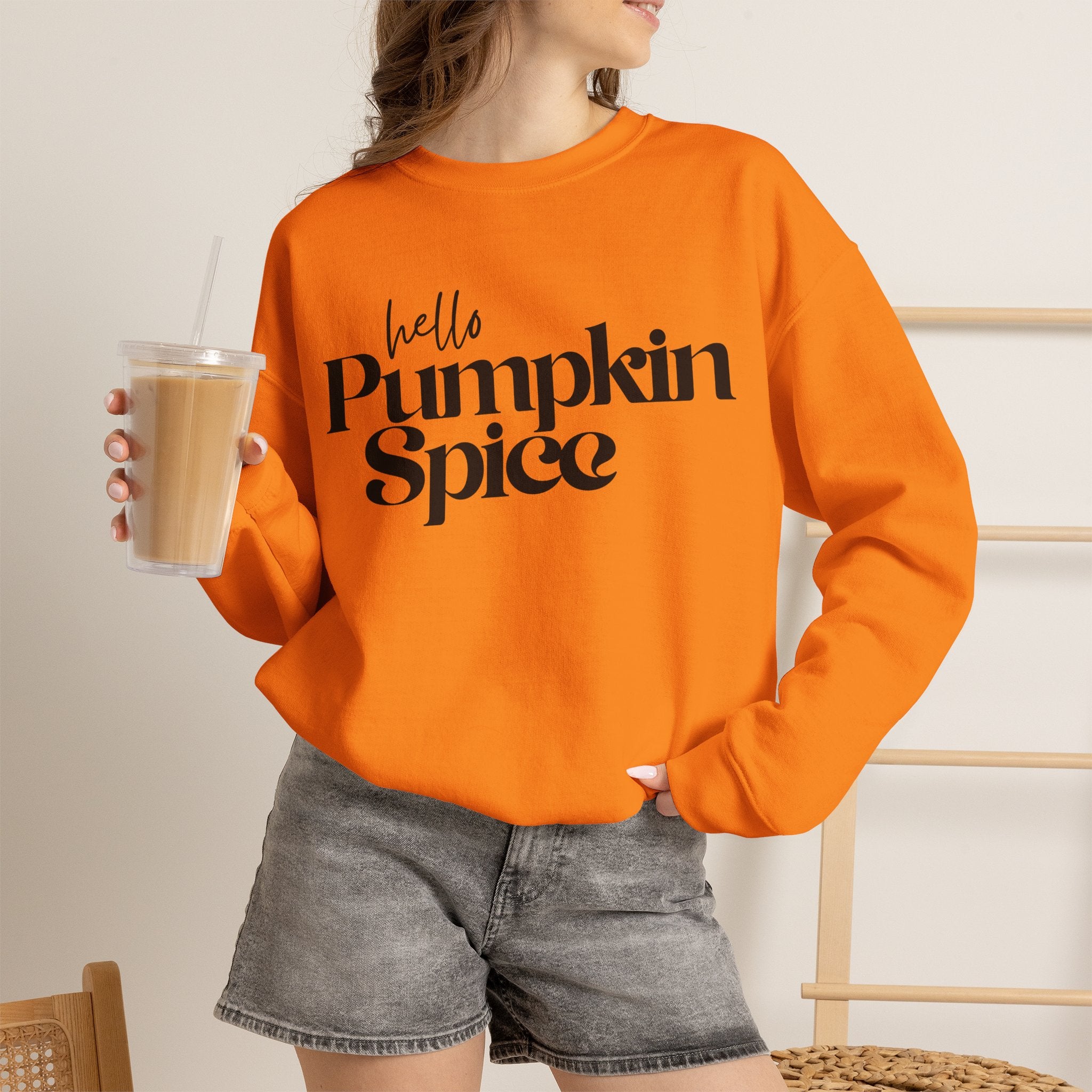 Hello Pumpkin Spice Crewneck