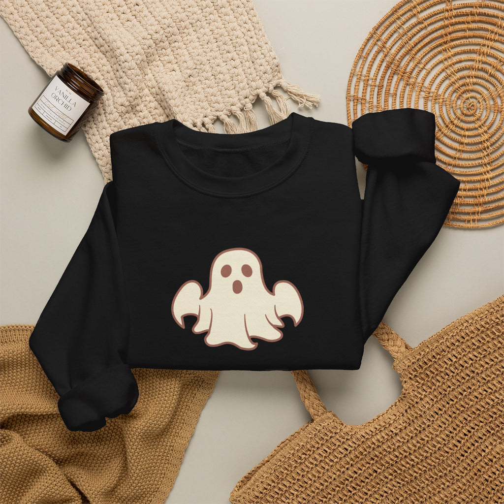 Ghost Graphic Sweatshirt — Cute Halloween Crewneck