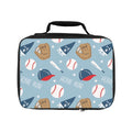 Baseball Pattern Lunch Bag — 'Home Run!' Kids Insulated Lunchbox