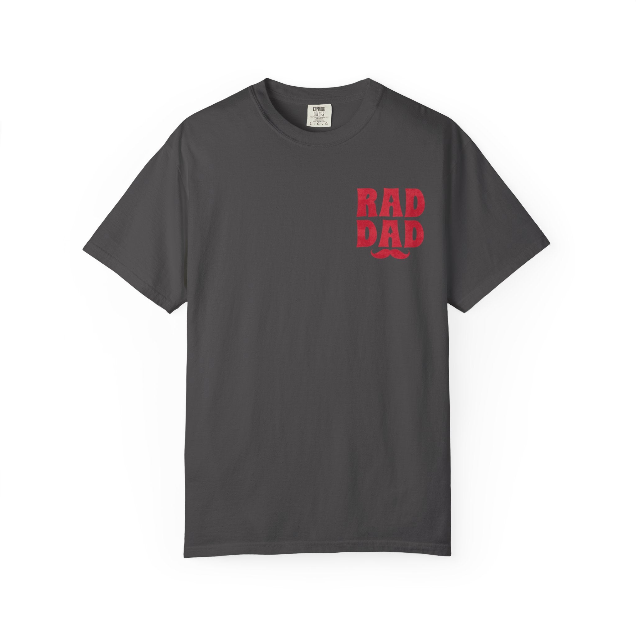 Rad Dad T-Shirt with Mustache Graphic — Father’s Day Gift Tee