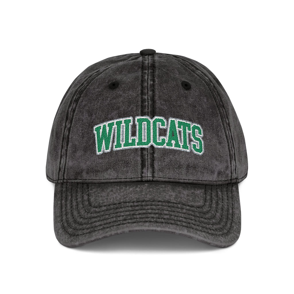 Vintage Embroidered 'Wildcats' Cap – Washed Retro Baseball Hat