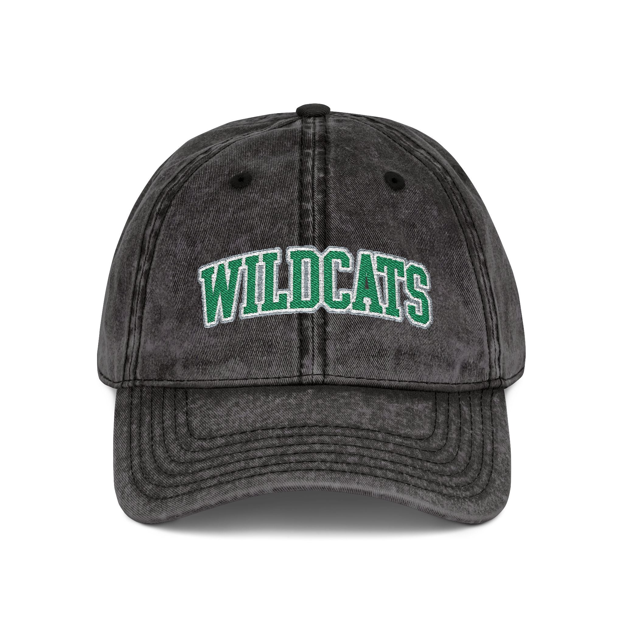 Vintage Embroidered 'Wildcats' Cap – Washed Retro Baseball Hat
