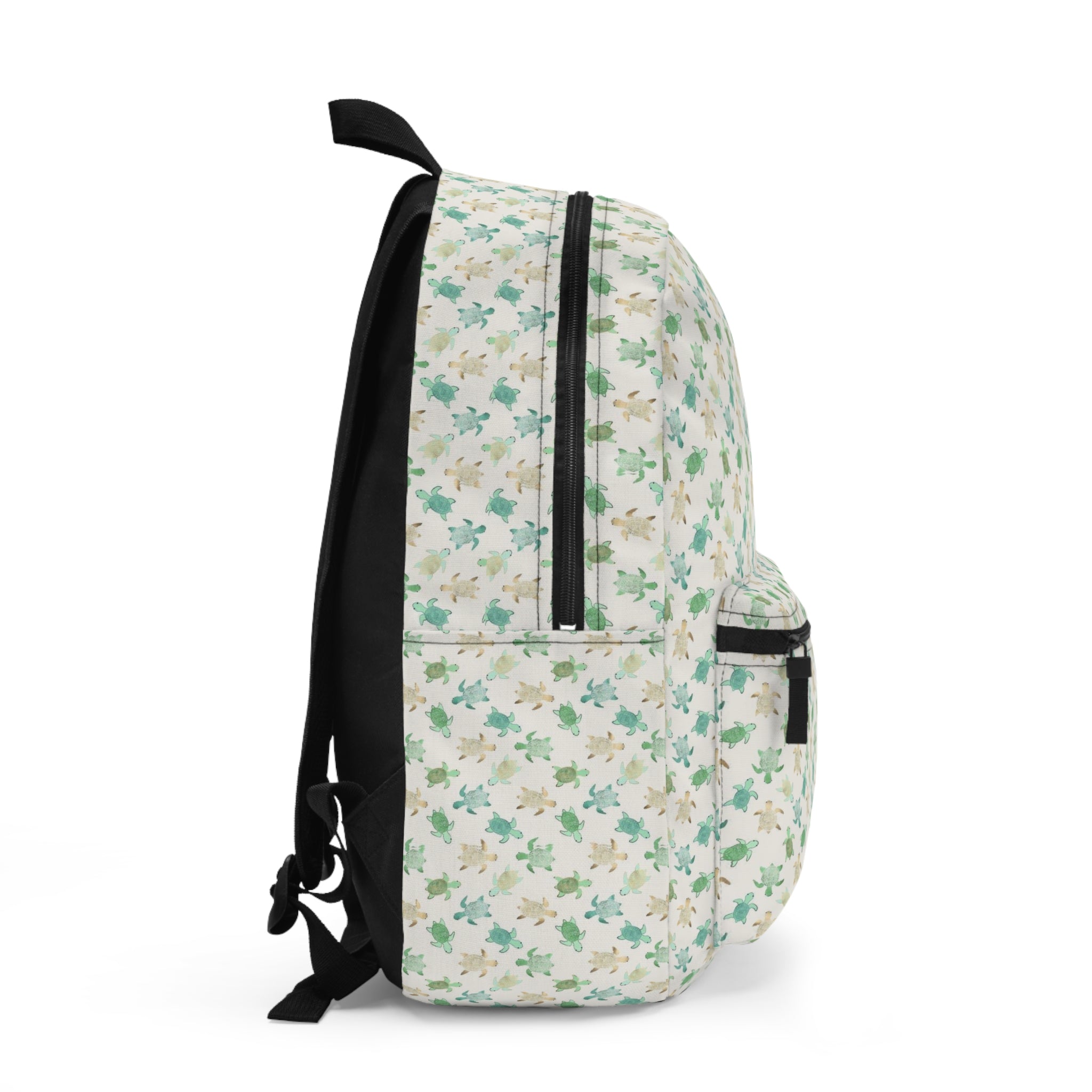 Floral Clover Backpack – Pastel Shamrock Pattern School & Travel Bag